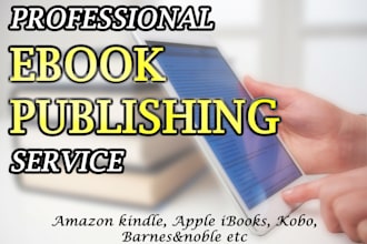 kdp book formatting, ebook publishing and layout design for kindle