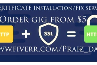 install or fix an SSL certificate on wordpress or anysite