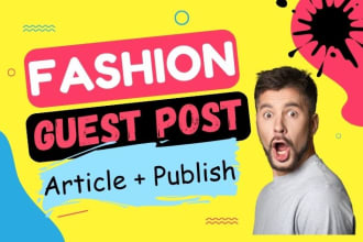 do fashion guest post on high da guest post site