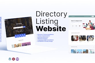 build business directory listing wordpress website