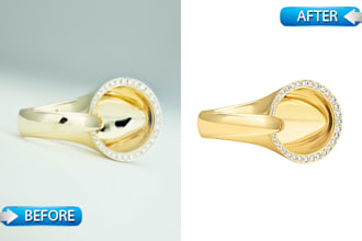 edit your any jewelry photos for your website