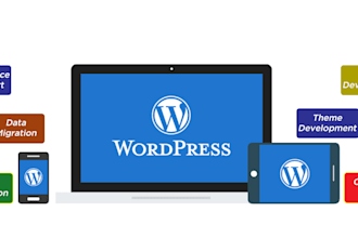 install and customize wordpress website
