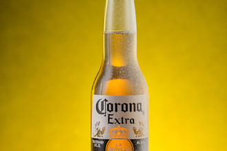produce photo cocktails , drinks and bottles