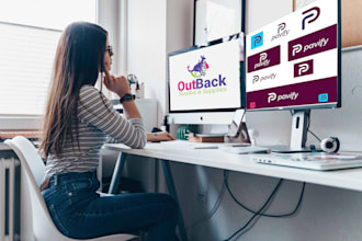 modern brand identity logo design