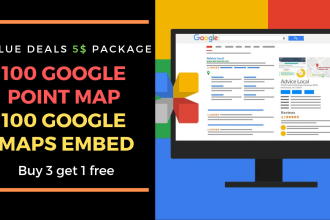 manually create google map citations and embed web2 sites for your local SEO