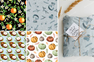design seamless pattern for your product