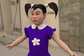 model, rig, texture and animate 3d character or object with perfection