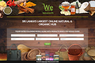 create  modern and creative landing page design