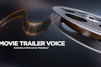 record an amazing movie trailer voice