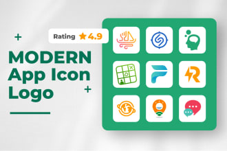 design icon or logo app and website
