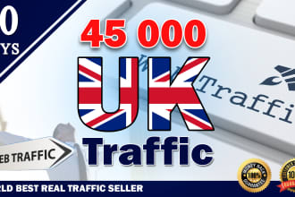 bring unlimited organic targeted UK web traffic