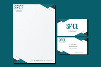 create a business card and letterhead
