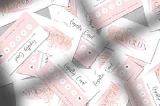 design loyalty card, gift card, coupon and voucher