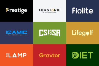 design the wordmark logo with very unique