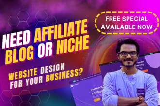 complete affiliate marketing blog website for passive income