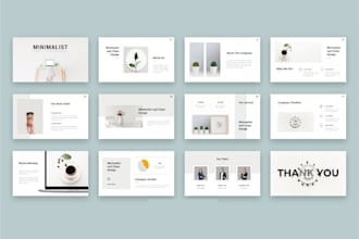 design a modern powerpoint presentation design