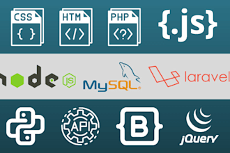 do html css javascript php nodejs laravel express react