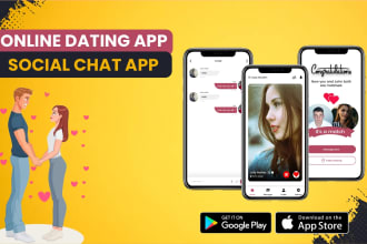 build dating app social chat app social media dating website and app development