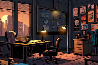 create indoor concept art for your game