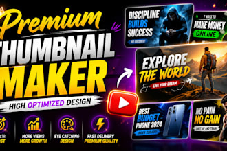 design eye catching youtube video thumbnails with high CTR