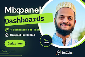 build custom mixpanel dashboards for product and growth teams