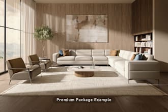 do 3d furniture rendering and modeling