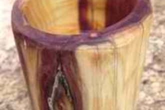 hand carve a small wood bowl