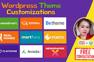build a website use woodmart avada betheme  martfury porto newspaper theme