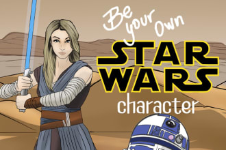 draw you as a star wars existing character