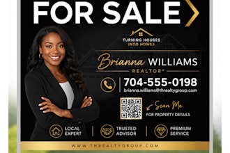 luxury real estate yard sign for sale open house to let signage signboard rider