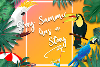 design posters,banners for website, slider, events