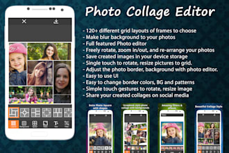 develop a professional photo collage maker app for android