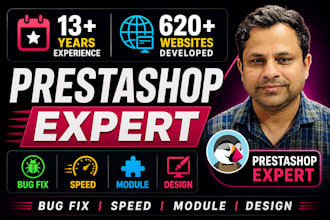 fix, customize and develop prestashop store professionally, speed optimization