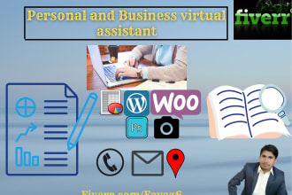 work as your virtual assistant for business and personal