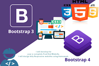 create attractive responsive website with bootstrap