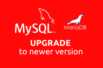 perform a mysql or mariadb upgrade