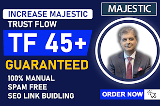 increase majestic trust flow tf 50 plus authority manual dofollow seo backlinks