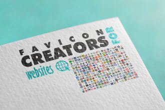 do favicon logo for your products corporative professional website