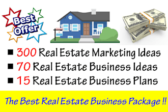 give 300 real estate marketing ideas