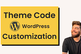 edit wordpress website and customize theme code