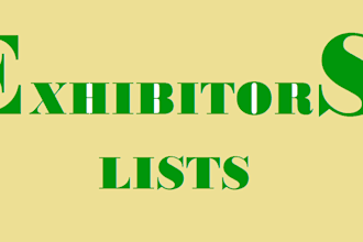 exhibitors lists in different sectors