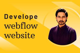 fix and develope webflow website fast