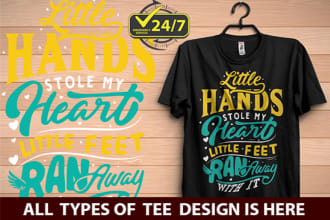 create trendy t shirt design
