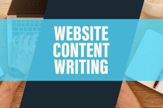 write website and blog content across all genres