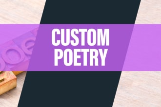 write poems of any length, structure, rhyme scheme, style