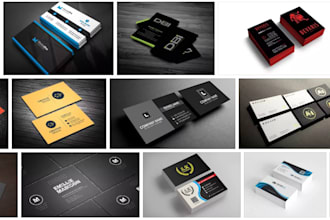 design creative, awesome professional business cards or personal card