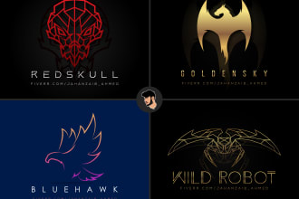 do modern minimalist geometric logo design