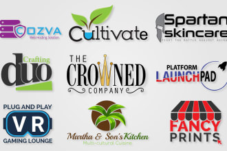 do minimalist modern and business logo designn