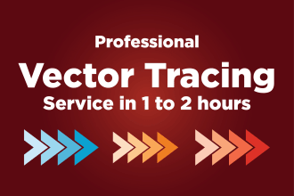do vector tracing service in 1 hour