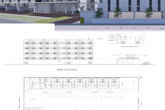 do 2d floorplan elevations, blue prints